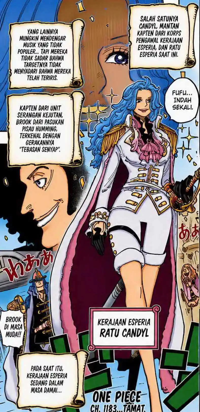 One Piece berwarna 1183 1184 1185 bahasa indonesia